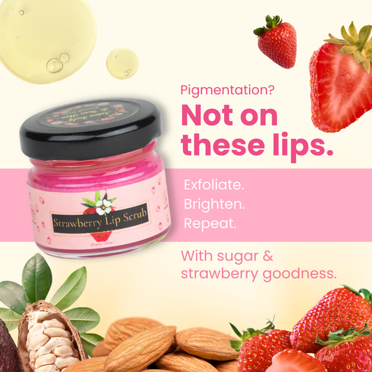 Lip Scrub Strawberry nature-foody-skin