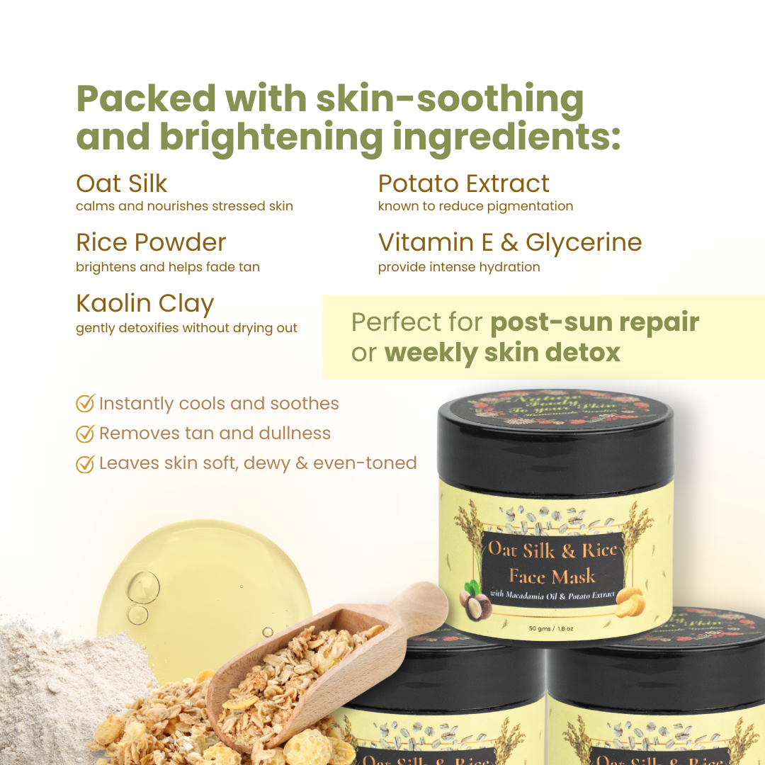 Oat Silk & Rice Face Mask nature-foody-skin
