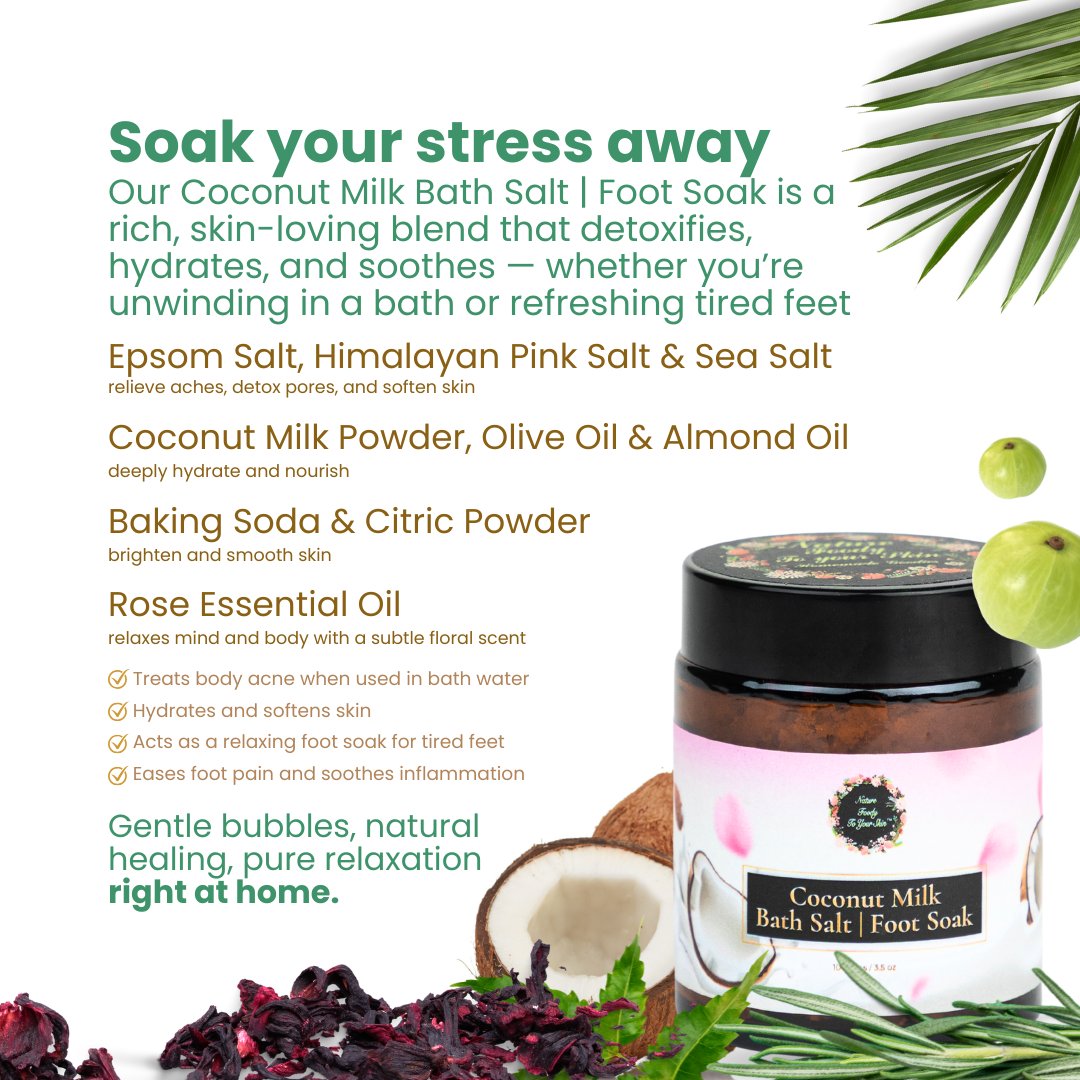 Coconut Milk Bath Salt | Foot Soak