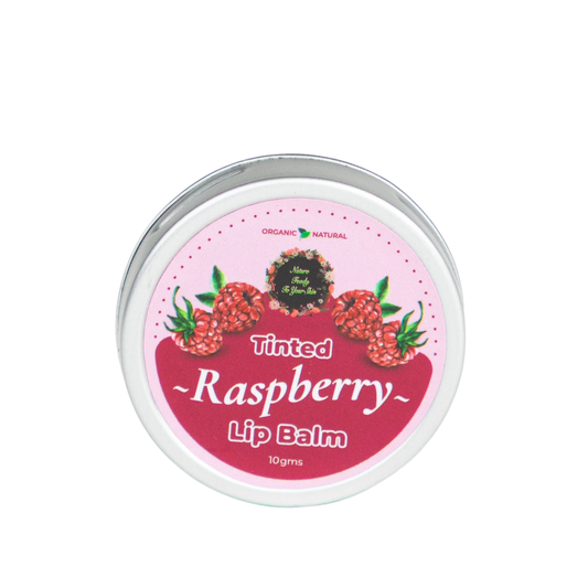 Tinted Raspberry Lip Balm nature-foody-skin