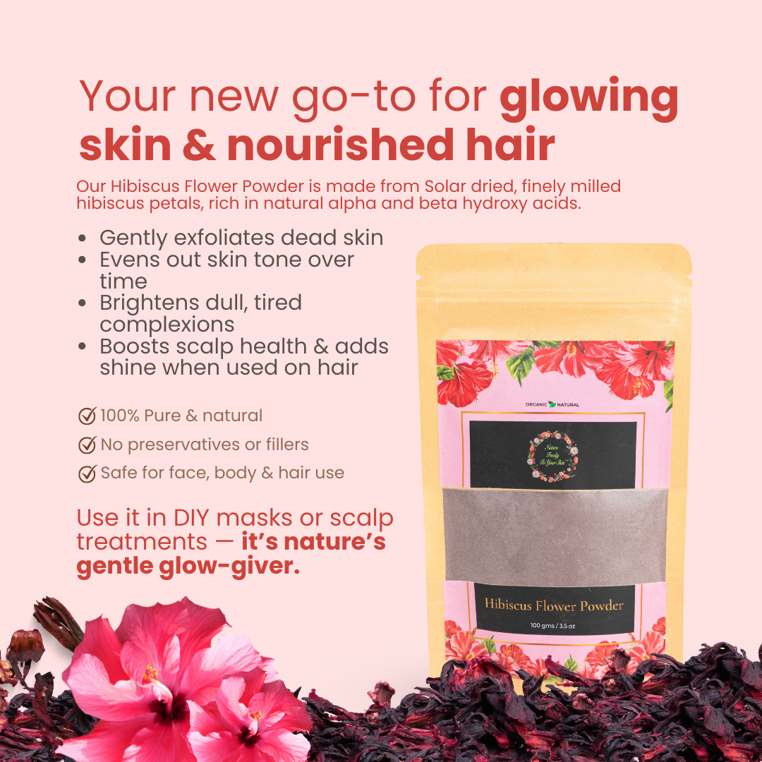 Hibiscus Flower Powder nature-foody-skin