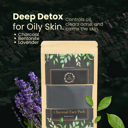 Charcoal Face Pack nature-foody-skin
