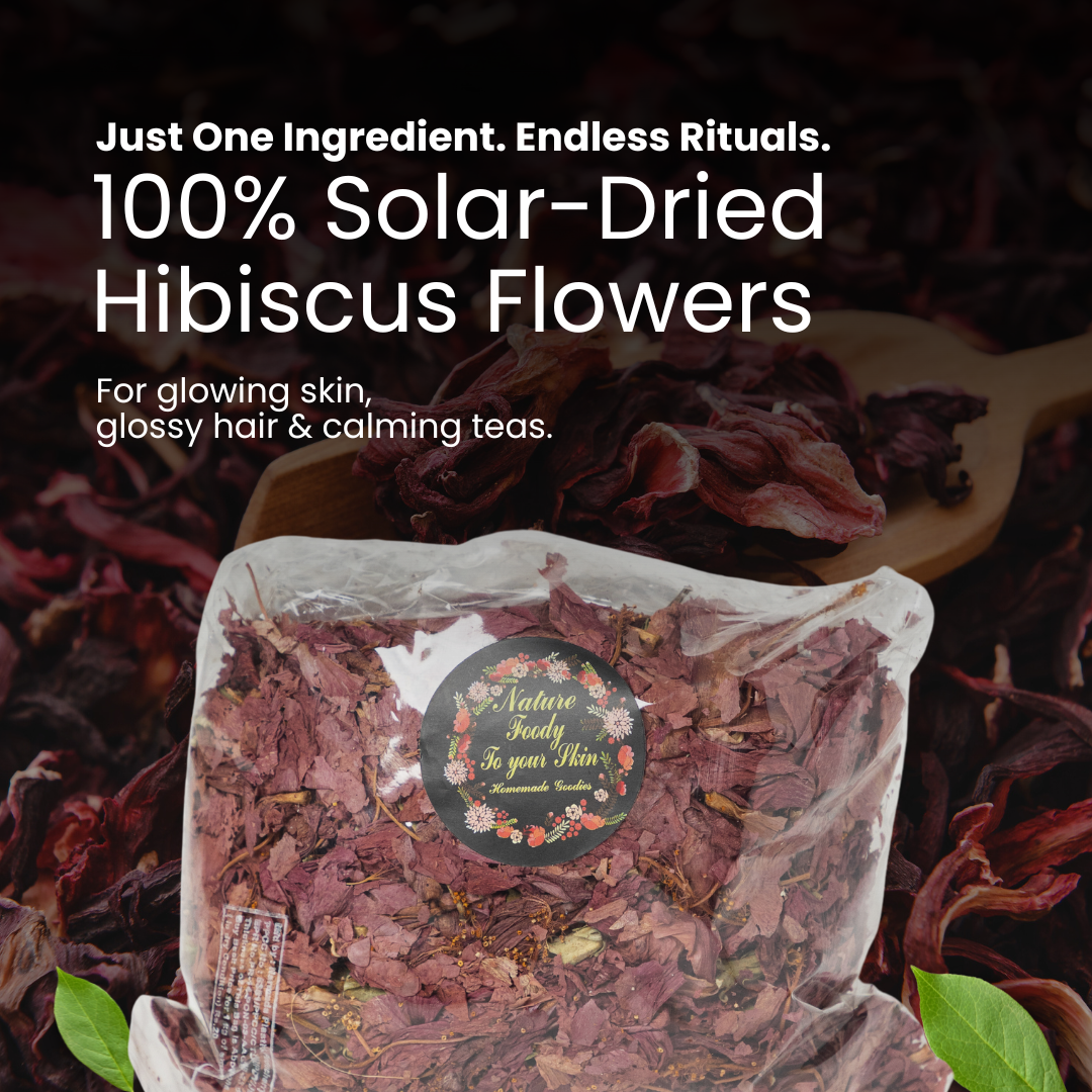 Solar Dried Hibiscus Flower nature-foody-skin