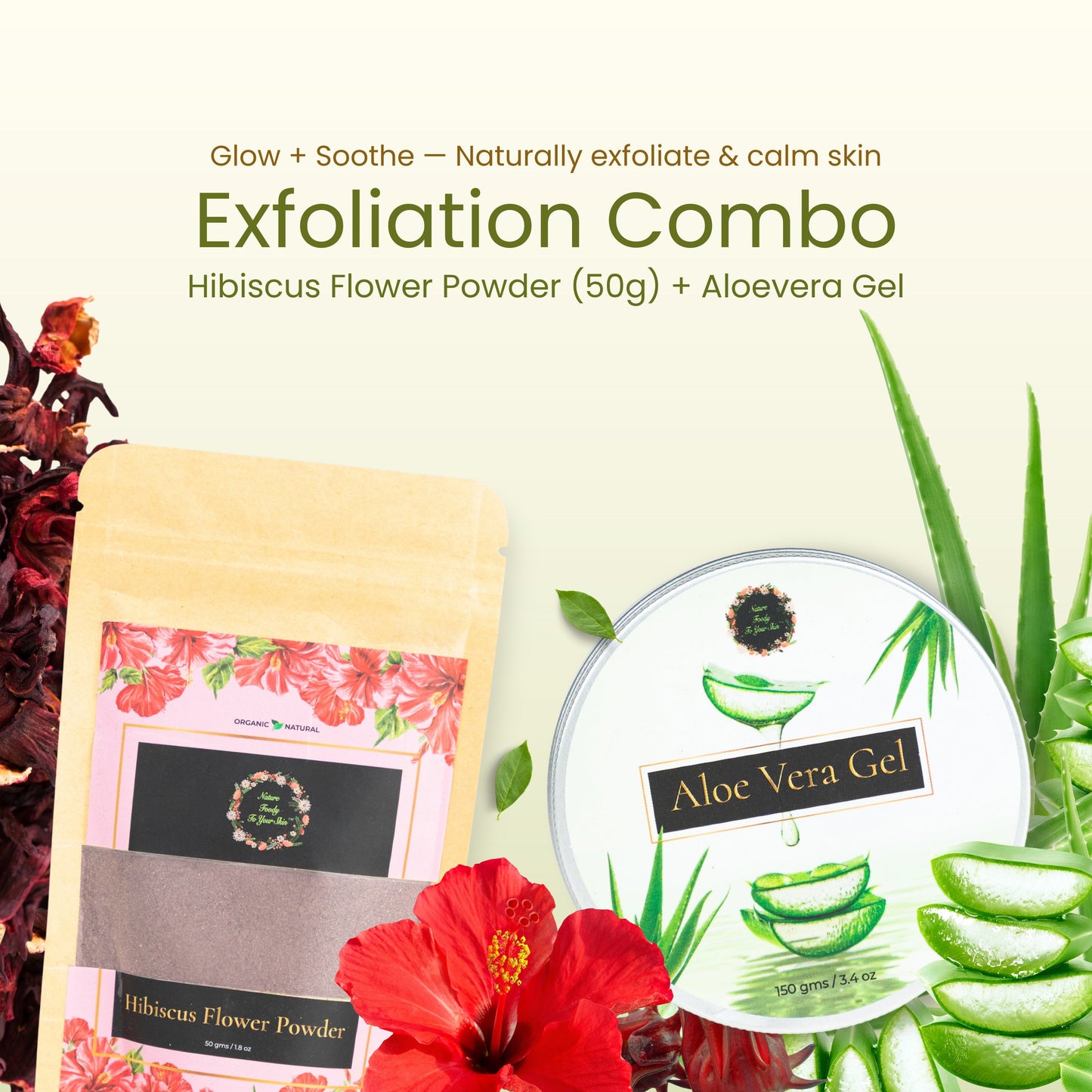 Exfoliation Combo nature-foody-skin