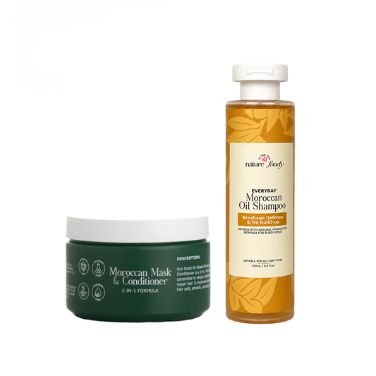 Everyday Moroccan Oil Shampoo & Conditioner Combo nature-foody-skin