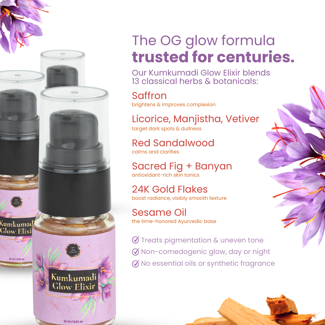 Kumkumadi Glow Elixir nature-foody-skin
