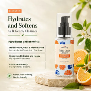 Daily Care Kit - Complete Skincare Routine (Cleanse, Hydrate, Protect & Care) Nature foody to your skin