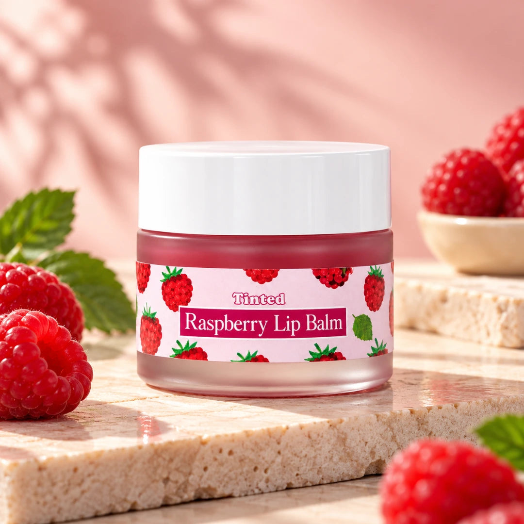 Tinted Raspberry Lip Balm (Copy) nature-foody-skin