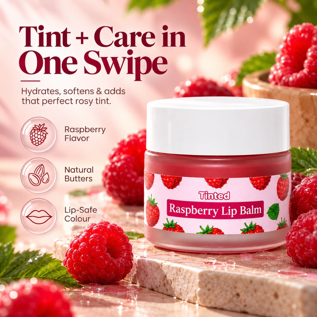 Tinted Raspberry Lip Balm (Copy) nature-foody-skin