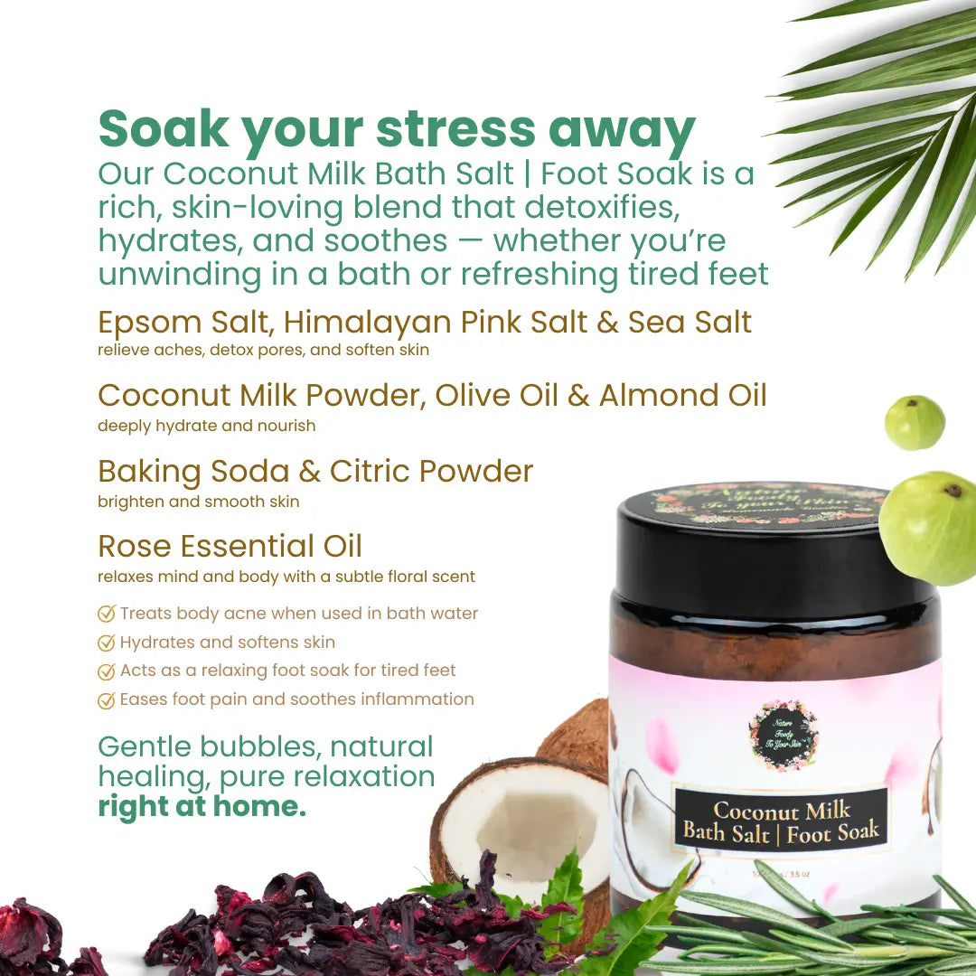 Coconut Milk Bath Salt | Foot Soak