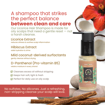 Licorice Hair Shampoo nature-foody-skin