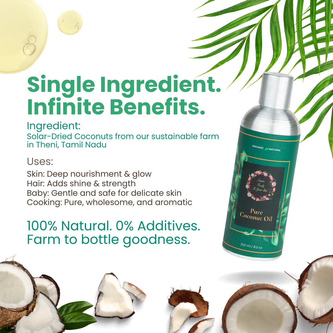 Pure Coconut Oil nature-foody-skin