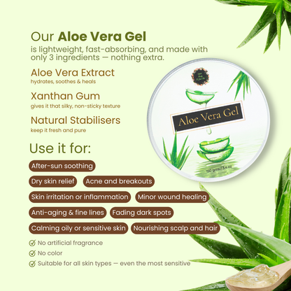 Aloe Vera Gel nature-foody-skin