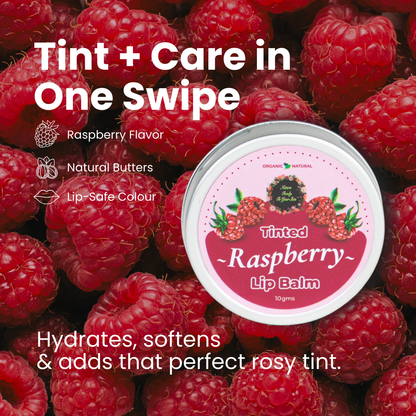 Tinted Raspberry Lip Balm nature-foody-skin