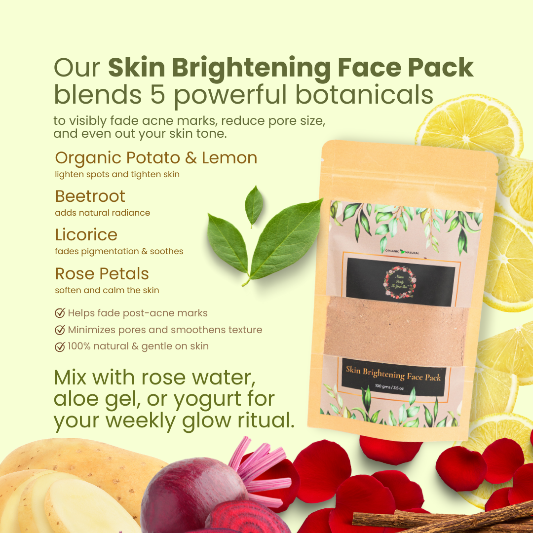 Skin Brightening Face Pack nature-foody-skin