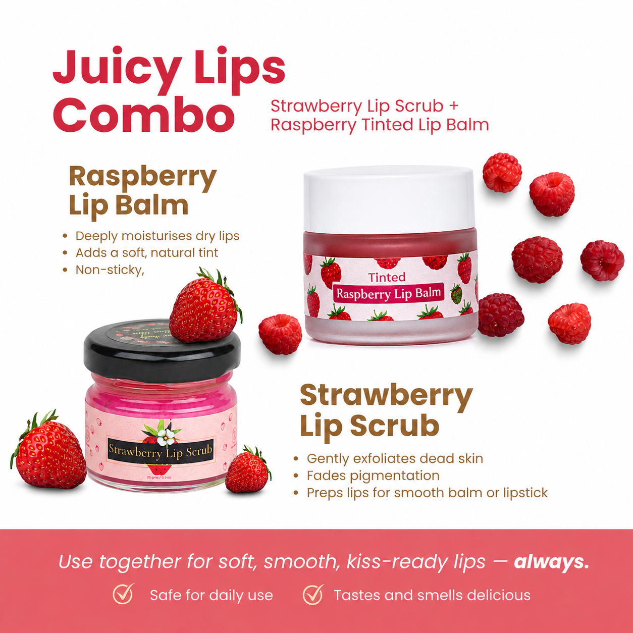 Juicy Lips Combo nature-foody-skin