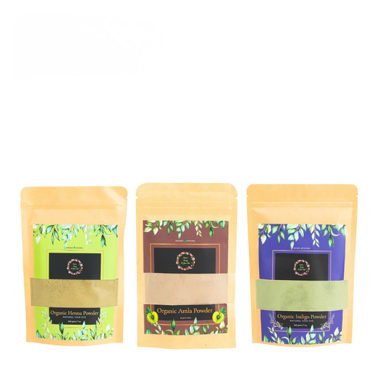 Natural Hair Dye Kit(Amla, Henna, Indigo)