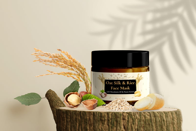 Oat Silk & Rice Face Mask Oat Silk & Rice Face Mask