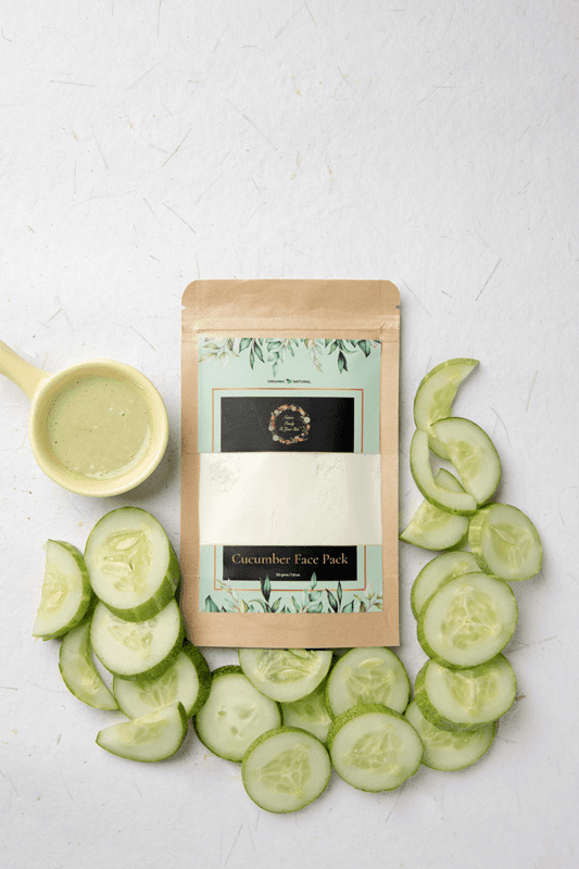 Cucumber face pack